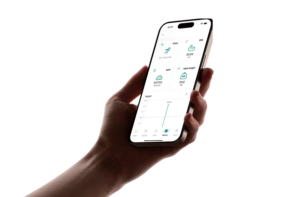 Fitsse app metrics screen