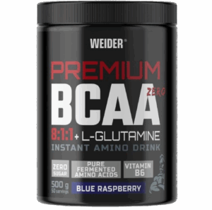 Weider Premium Bcaa 8:1:1+l-gluamina Sabor Blue Raspberry 500g