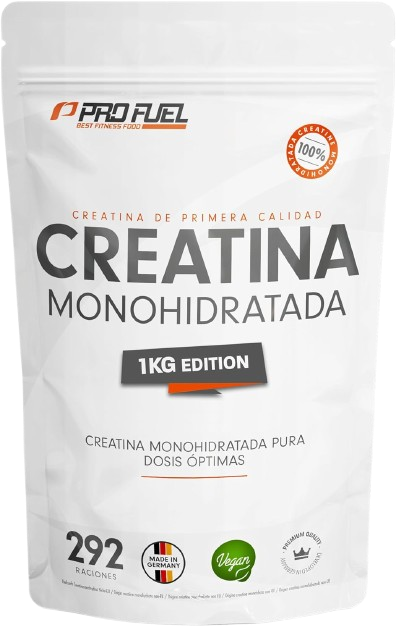 Creatina monohidratada en polvo 1kg