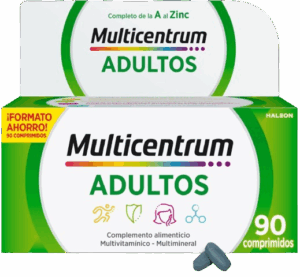 Multicentrum Complemento Alimenticio Multivitamínico y Multimineral para Adultos